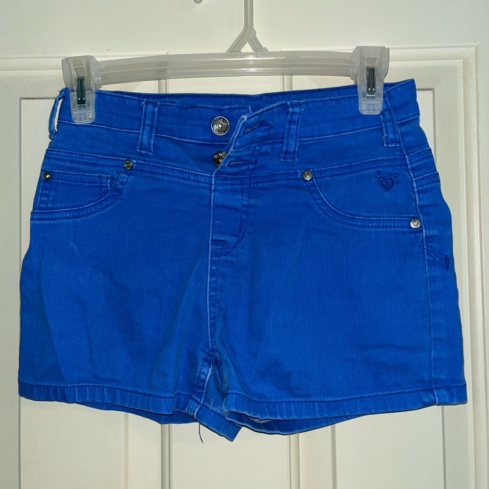 Justice Blue Jean Shorts Vibrant Denim